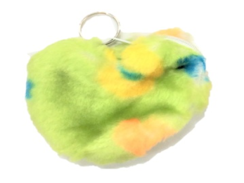 Furry Heart Purse   絨毛零錢包示意圖