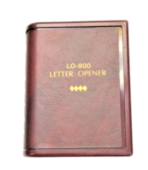 Letter Opener, Book design示意圖