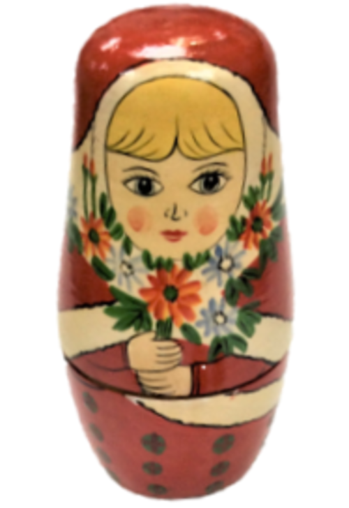 5 pcs Russian Nesting Doll示意圖