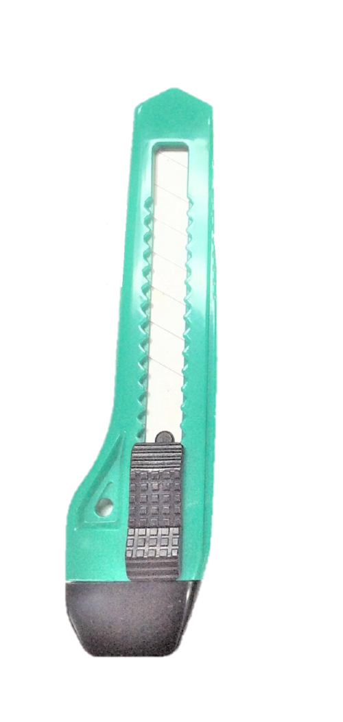 Cutter Knife　超強自動鎖定大美工刀示意圖