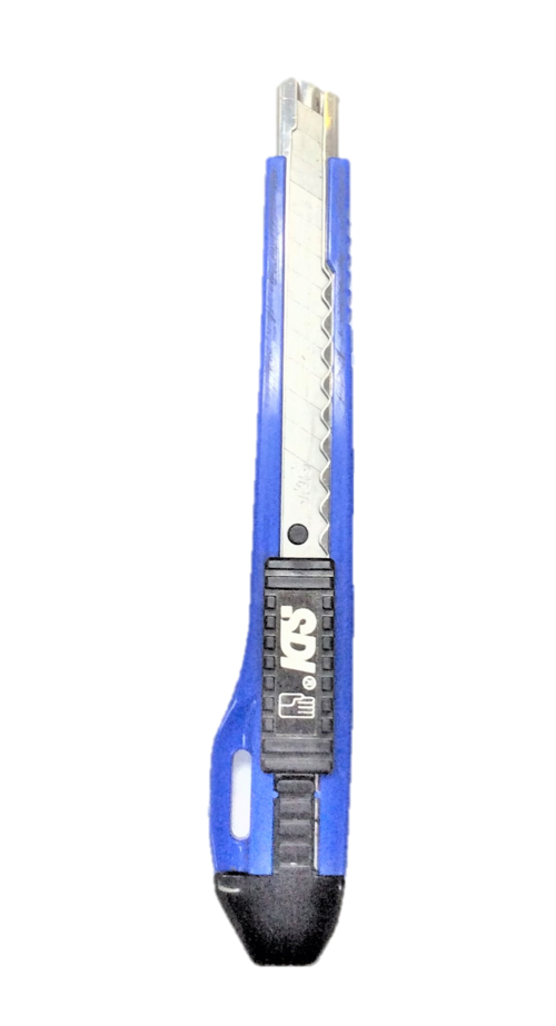 Cutter Knife　自動鎖定小美工刀示意圖