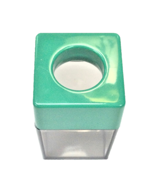 Magnet Clip Dispenser  (小)磁性方形迴紋針筒性示意圖