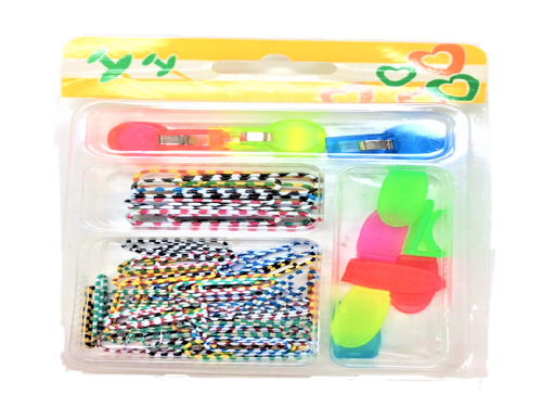 Color Stationery clips set示意圖
