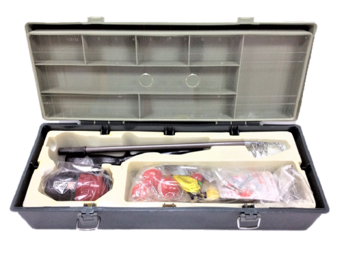 202 pcs Fishing Tackle Box Kit　202 pcs 釣魚大全組示意圖