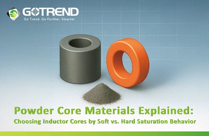 A Comprehensive Guide to Magnetic Powder Cores: From Soft Saturation to Material Selection