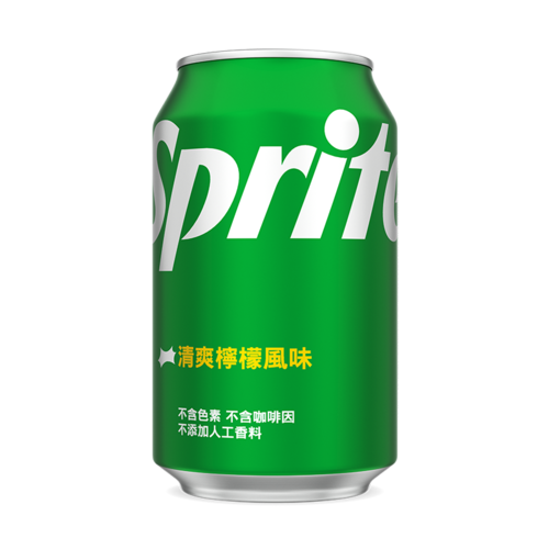 Sprite 雪碧330ML示意圖