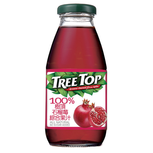 樹頂100%石榴莓綜合果汁示意圖