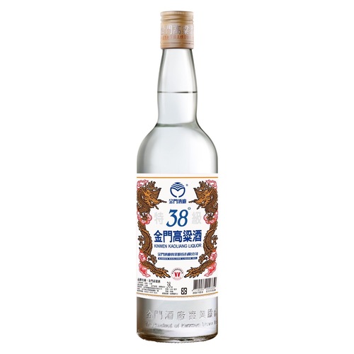 38度金門高粱酒600ml示意圖