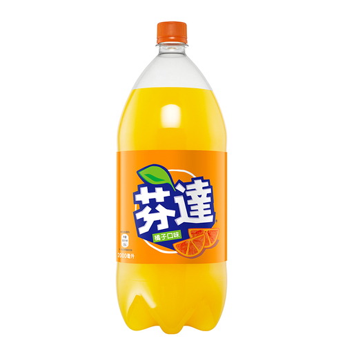 芬達汽水 橘子口味2L示意圖