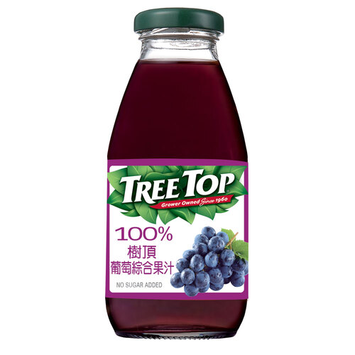 樹頂100%葡萄綜合果汁示意圖