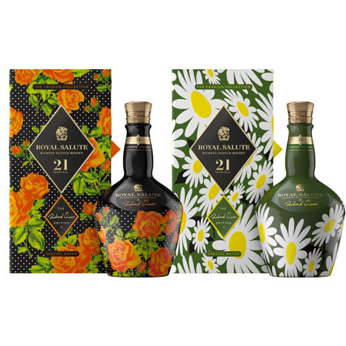 皇家禮炮21年 新奢時尚系列第二代 橙紅玫瑰&法蘭西菊限定版示意圖