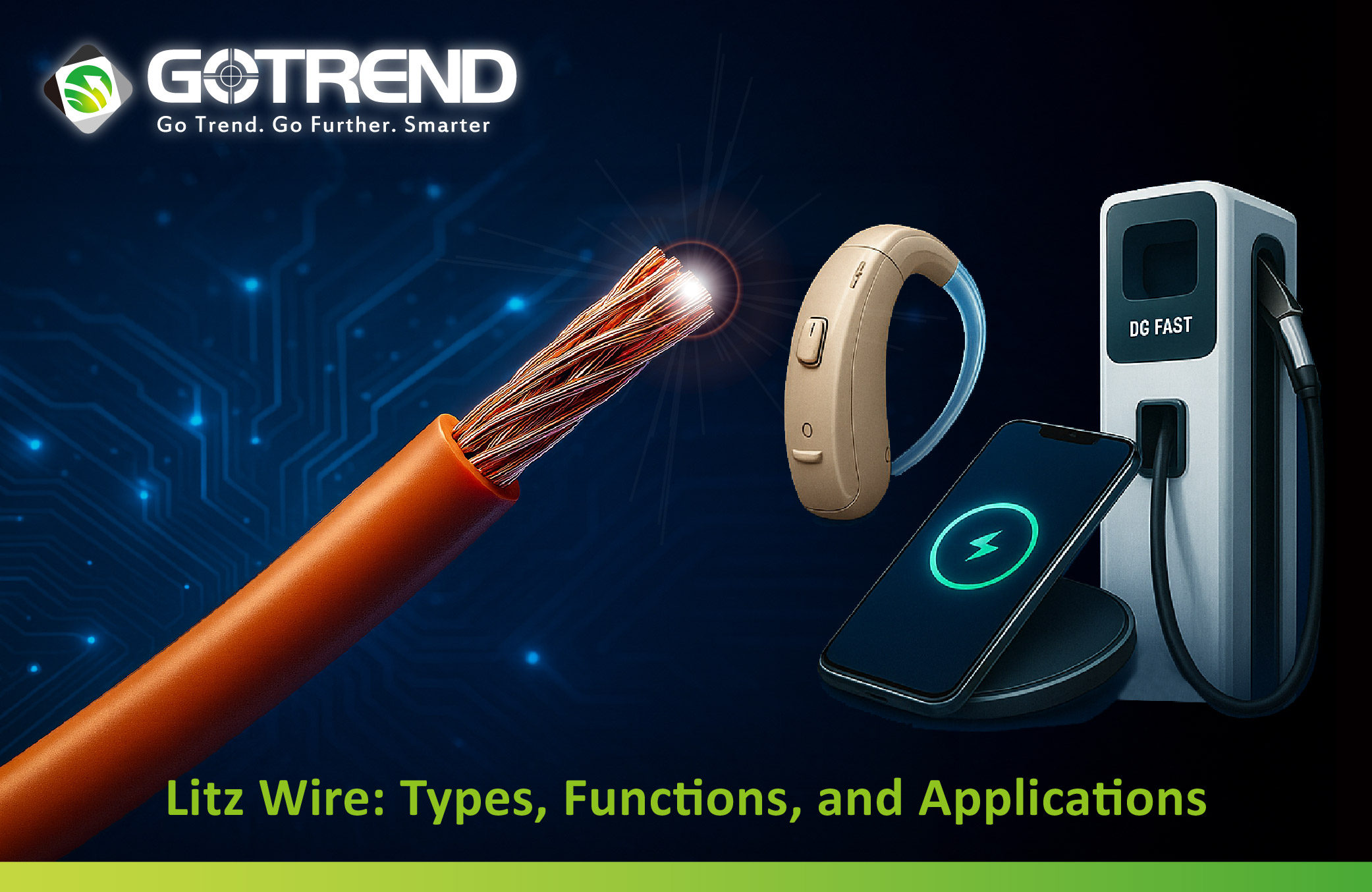 利茲線分類、功能以及應用 | GOTREND 高創科技-專業電感製造商、電感設計公司