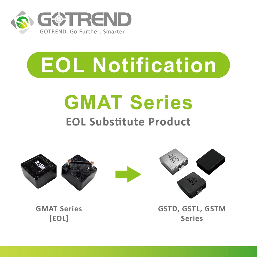 【EOL Notification】產品停產通知 GMAT-SERIES
