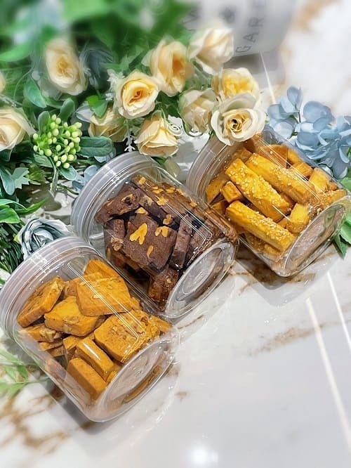 核桃原味/可可/鹹蛋黃手工小酥餅示意圖