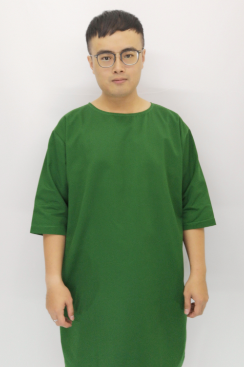 A53327#深綠色 套頭式 X光檢查服示意圖