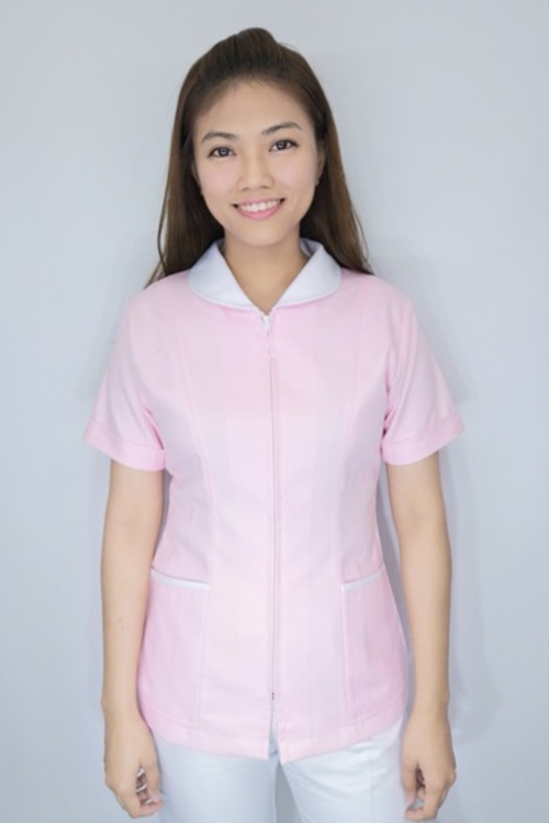 褲裝 /【 B78026c 】粉紅色 短袖護師服示意圖