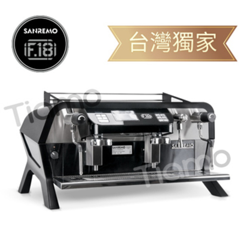 SANREMO F18 雙孔營業用咖啡機 220V- 霧黑示意圖