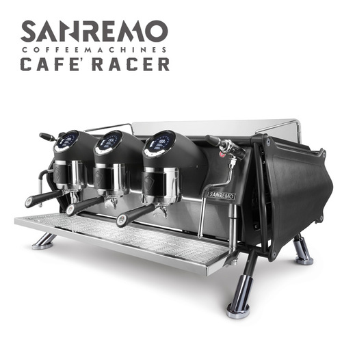 SANREMO CAFE RACER DOLOMITI  三孔營業用咖啡機 ( 皮革版 ) 220V示意圖