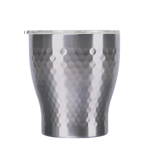 Tiamo 陶瓷塗層真空保溫錘紋杯 230ml 不銹鋼示意圖