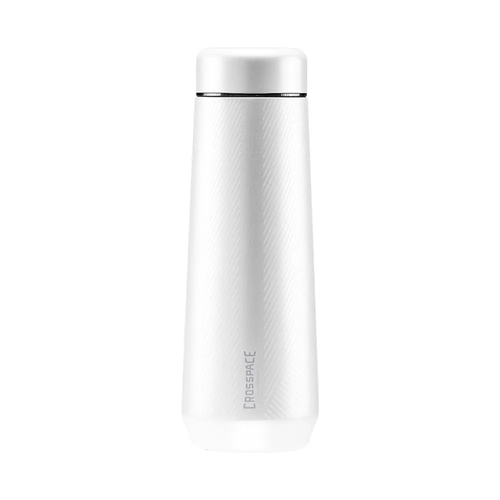 Diamond純鈦保溫瓶 L 470ml 漣漪白示意圖
