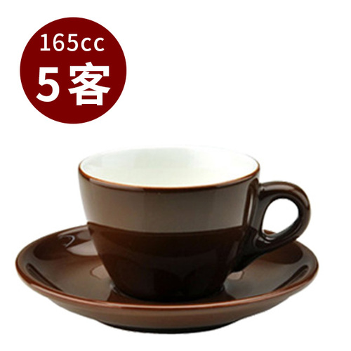 【停產】TIAMO 13號 咖啡杯盤組 5客 165cc 咖啡示意圖