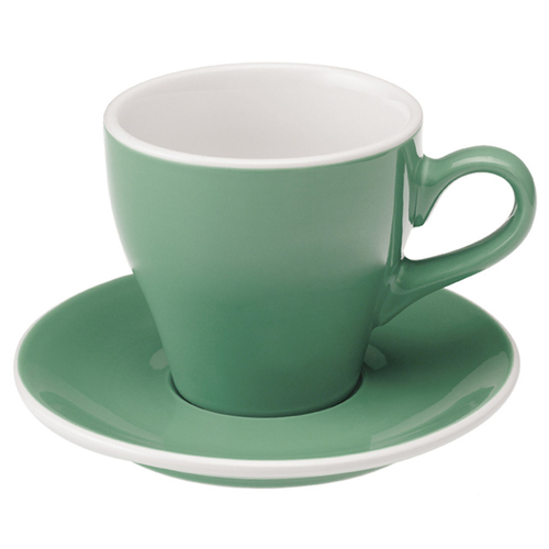 愛陶樂 Tulip 80 咖啡杯盤組80cc藍綠色 31131041示意圖