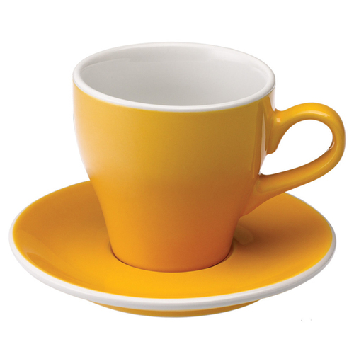 愛陶樂 Tulip 80 咖啡杯盤組80cc黃色 31131039示意圖