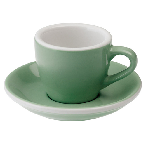 愛陶樂 Egg 80 咖啡杯盤組80cc藍綠色 31131063示意圖