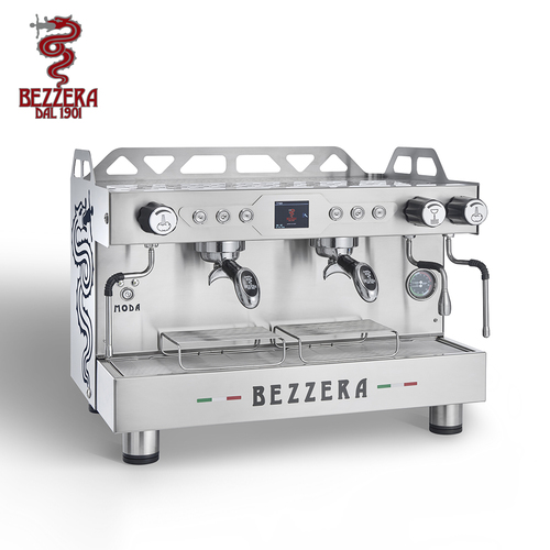 Bezzera 貝澤拉 MODA PID Display 雙孔營業機 220V (不銹鋼色)示意圖