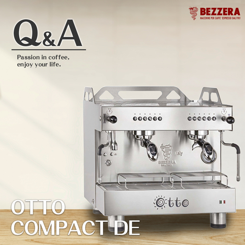 BEZZERA 貝澤拉 OTTO COMPACT DE 雙孔營業用咖啡機 220V示意圖