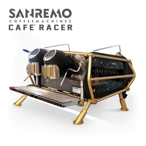 SANREMO CAFE RACER NAKED 雙孔營業用咖啡機（霧金霧黑）220V示意圖