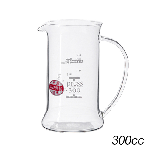Tiamo 法式濾壓壺 - 玻璃內杯 300cc SGS合格示意圖