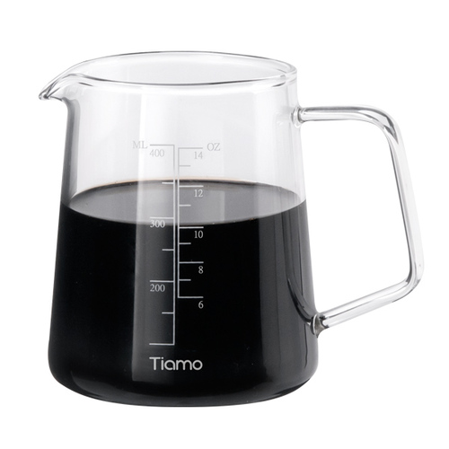 Tiamo 耐熱玻璃咖啡下壺 400ml示意圖