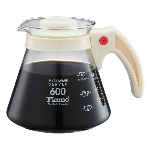 Tiamo 耐熱玻璃咖啡壺600cc示意圖