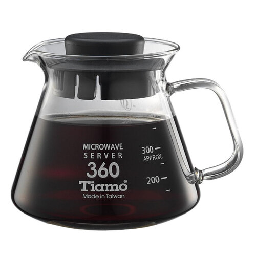 Tiamo 耐熱玻璃咖啡花茶壺360cc 通過SGS檢測合格示意圖