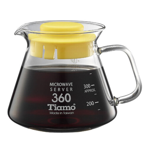 Tiamo 耐熱玻璃咖啡花茶壺360cc 通過SGS檢測合格示意圖
