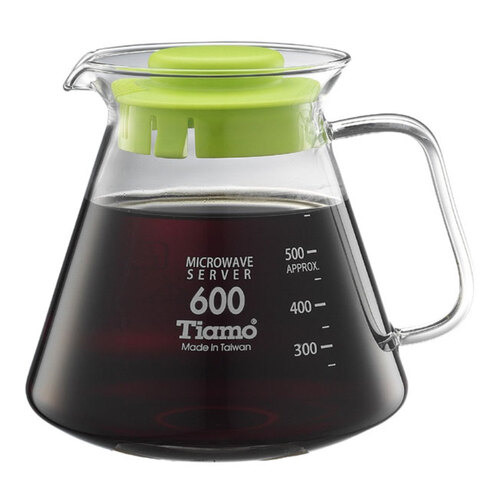Tiamo 耐熱玻璃咖啡花茶壺600cc 通過SGS檢測示意圖