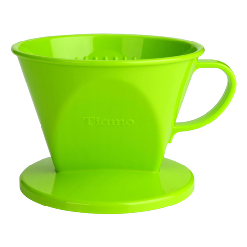 Tiamo 102 AS咖啡濾器 2-4杯份 綠色示意圖
