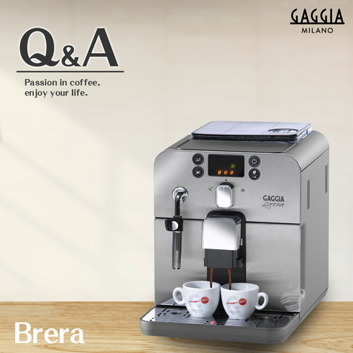 GAGGIA Brera 全自動咖啡機示意圖