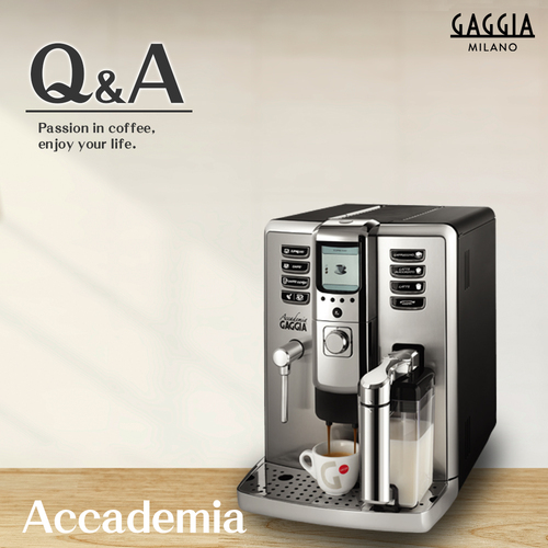 GAGGIA Accademia 全自動咖啡機示意圖