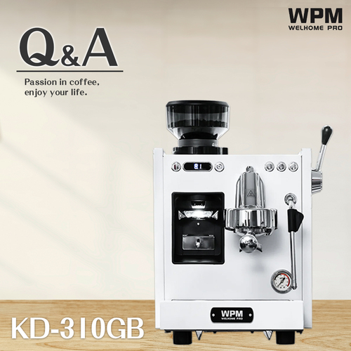 KD-310GB 研磨沖煮二合一半自動咖啡機 白 220V示意圖
