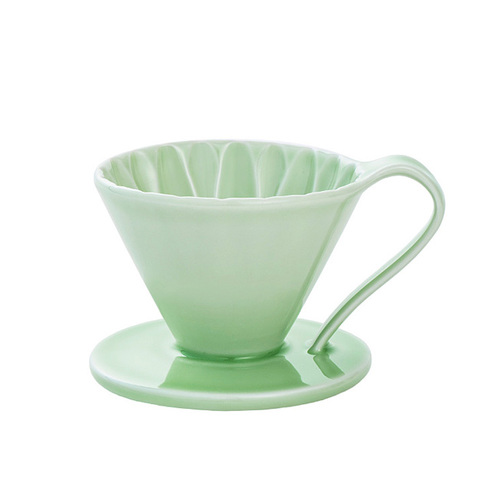 【停售】CAFEC CFD-1GR 陶瓷咖啡濾器 (小) (綠)示意圖