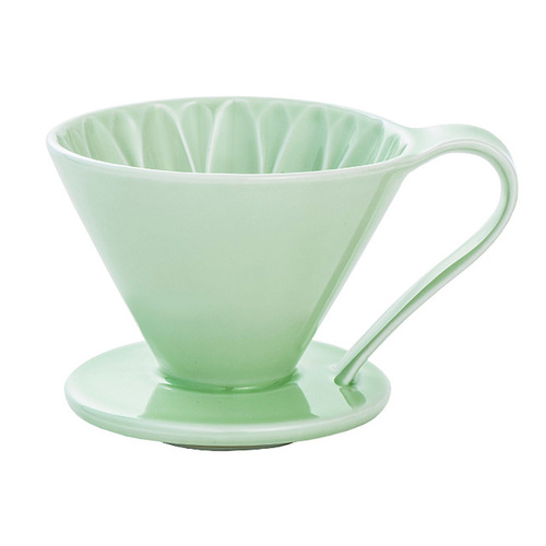【停售】CAFEC CFD-4GR 陶瓷咖啡濾器 (大) (綠)示意圖