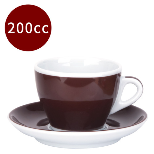 ANCAP Millecolori 卡布杯 200cc 單客 咖啡色示意圖