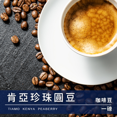 Tiamo一磅裝咖啡豆-肯亞珍珠圓豆 450g示意圖