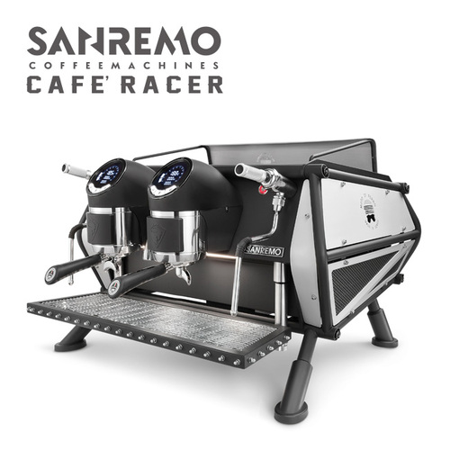 SANREMO CAFE RACER MOTO DI FERRO 雙孔營業用咖啡機 220V示意圖