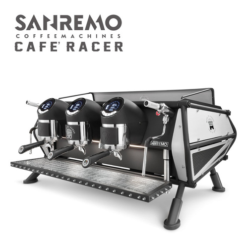 SANREMO CAFE RACER MOTO DI FERRO  三孔營業用咖啡機 220V示意圖