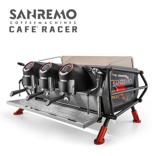 SANREMO CAFE RACER NAKED 三孔營業用咖啡機 ( 透視版 ) 220V示意圖