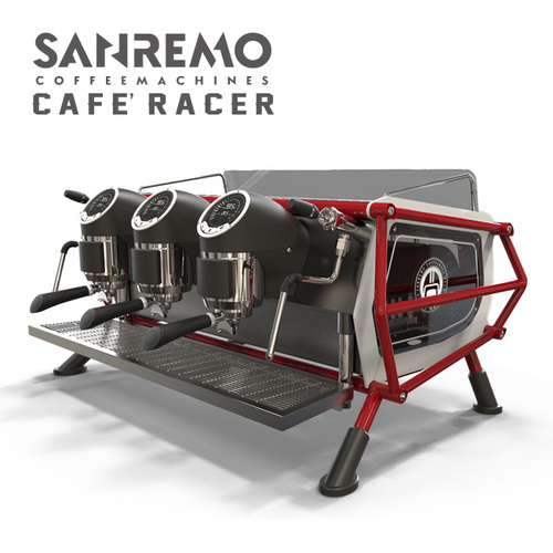 SANREMO CAFE RACER RACING 三孔營業用咖啡機 220V示意圖