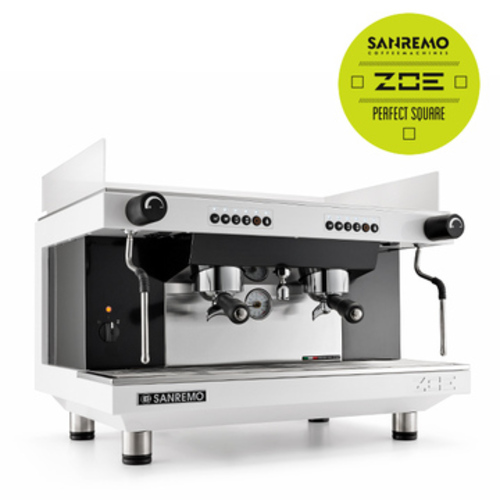 SANREMO  Zoe SED  雙孔營業機 220V (白黑) 標準版示意圖